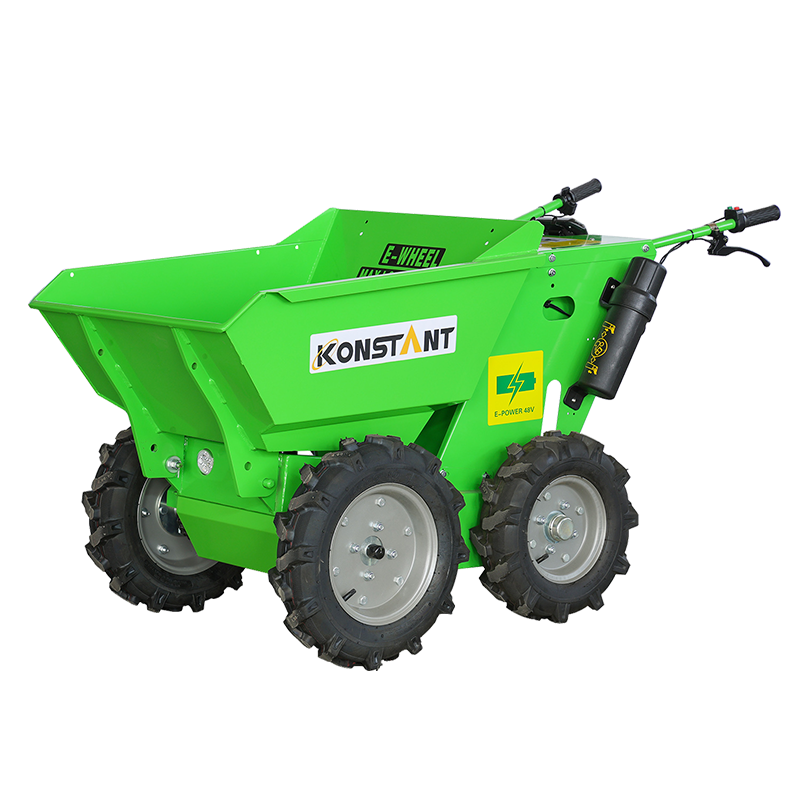 Hidraulik Tipping Bateri Kuasa Mini Dumper Semua Sistem Pemacu Regeneratif Pemacu Roda