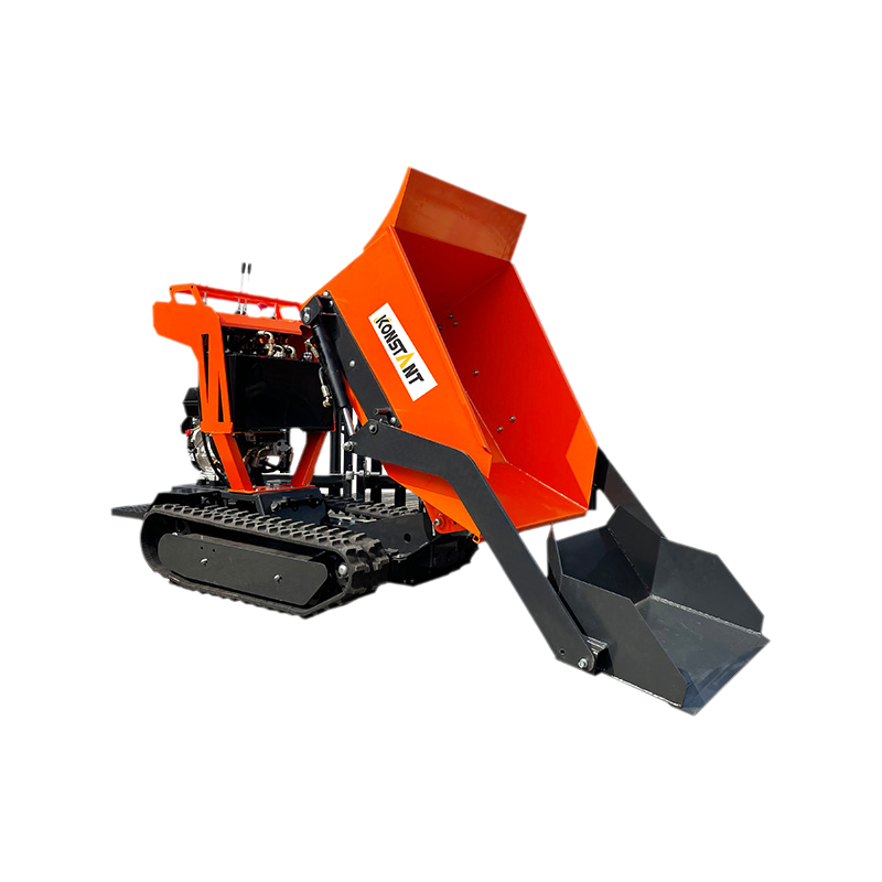 Memuatkan diri sepenuhnya hidrostatik 270cc petrol dan trek berkuasa diesel Barrow crawler mini dumper