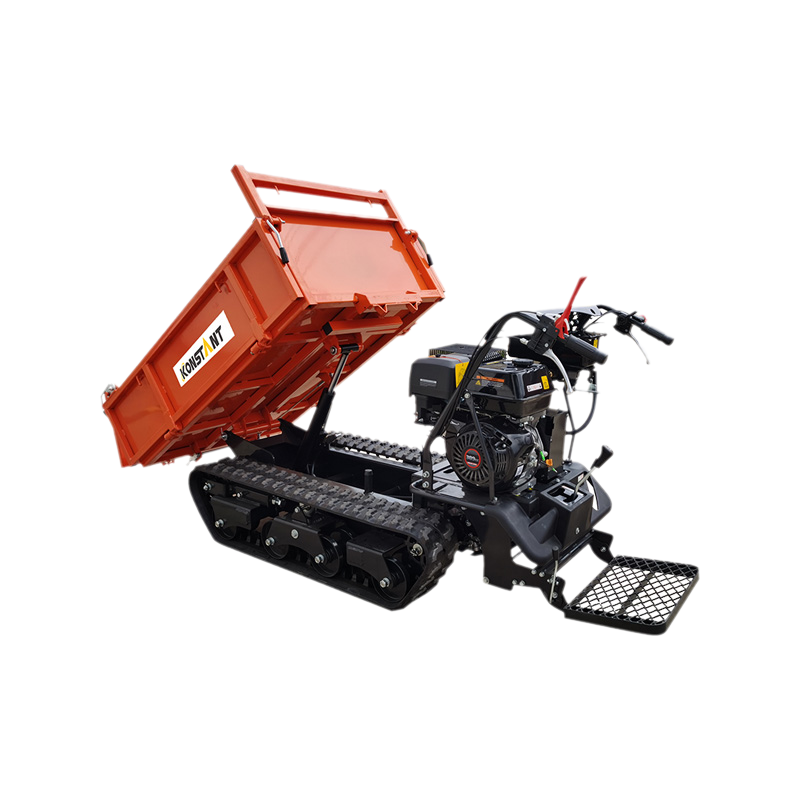 800kg Skip Bucket Percuma Tipping Hydraulics Petrol Track Mini Dumper