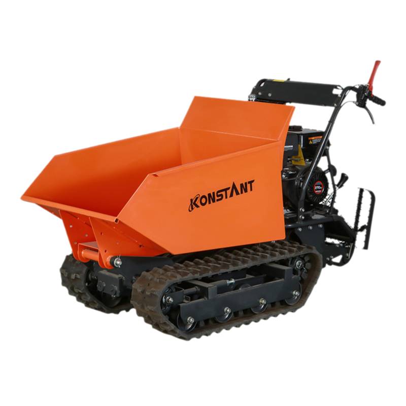Pembinaan Crawler Mini Dumper - Sistem Hidraulik Power Loading 9.0hp disesuaikan 